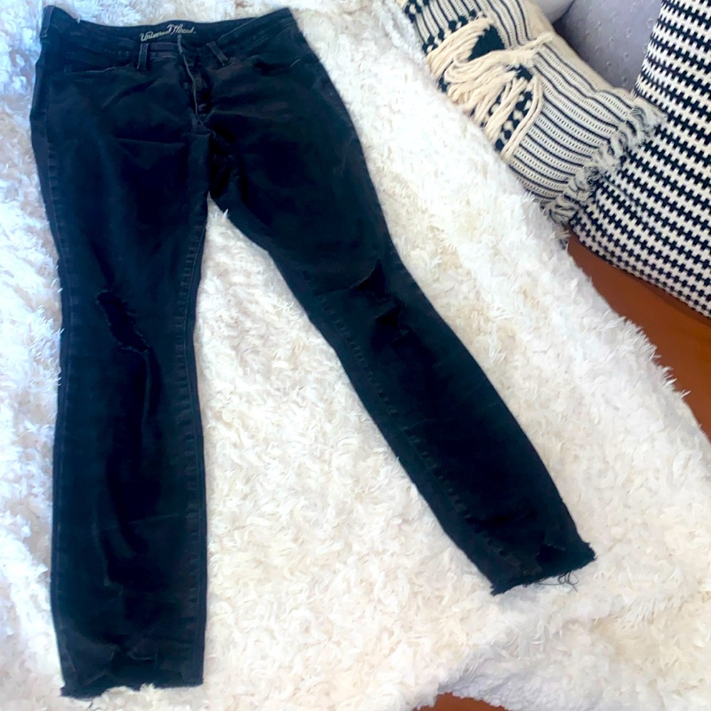 Faded Black Denim Universal Threads